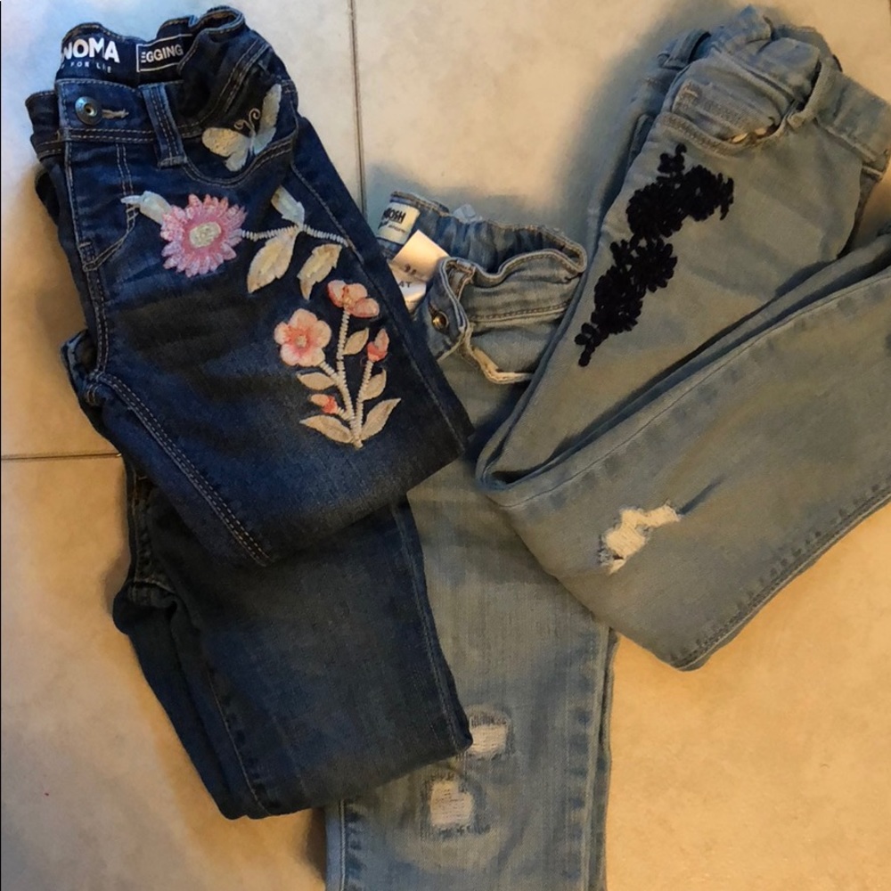 Toddler Girls size 4T jeans - Picture 1 of 4